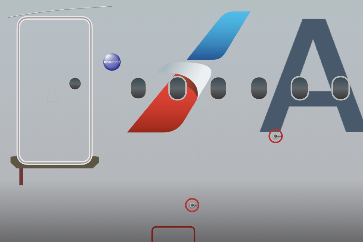 AA Airbus A320-214 - AeroLOPA | Detailed aircraft seat plans